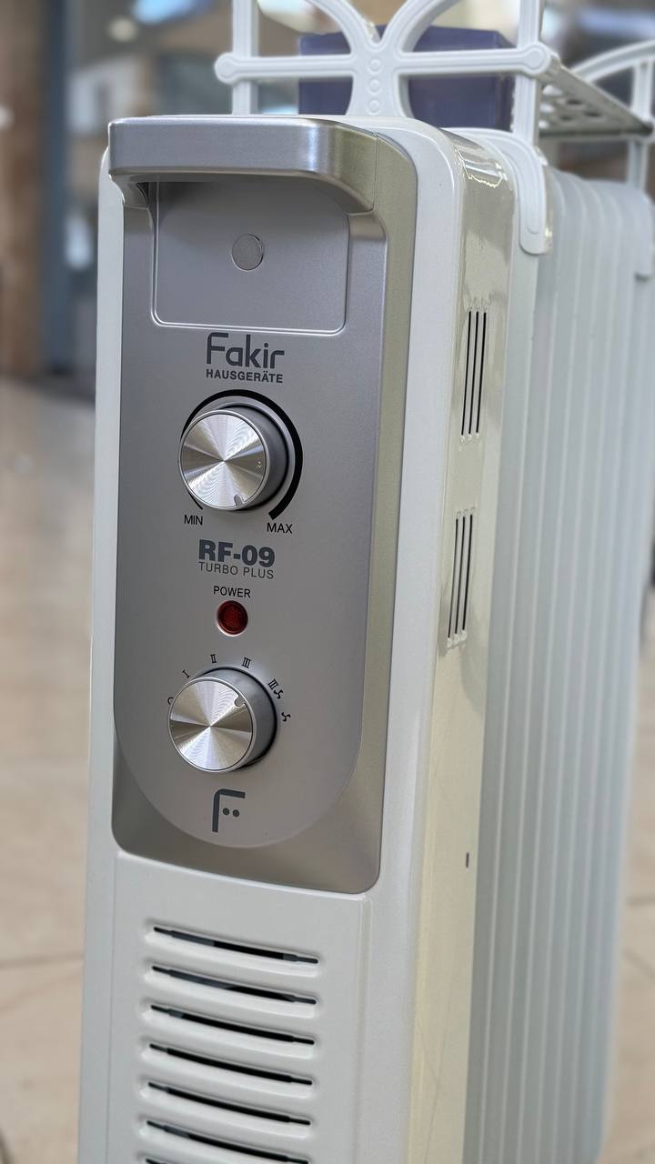 شوفاژ برقی روغنی فکر آلمان مدل RF-09 Turbo Plus نه پره - بدون فن